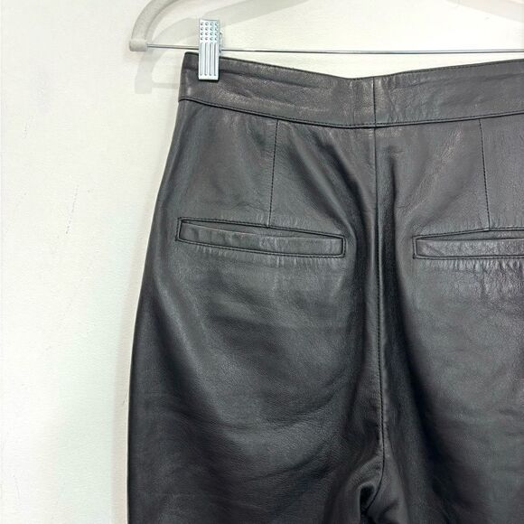 L’academie Bisous black leather high rise pants - Picture 6 of 9